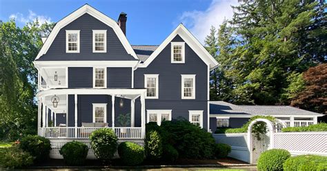 dark blue house ideas